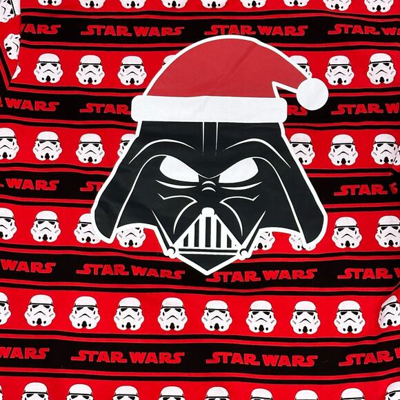 Star Wars Men's M Ugly Christmas Sweater Crewneck Darth Vader Red New - Picture 1 of 7